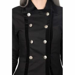 Black Pistol Denim Coat - Pirate Jacket -Poizen Industries Sales black pistol denim coat pirate jacket3