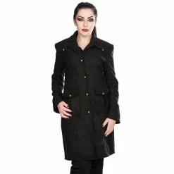 Black Pistol Ladies' Coat - Moon Coat