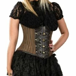 Burleska Underbust Corset - Gemini Brown