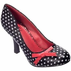 Dancing Days High Heel Pumps - String Of Pearl Black