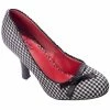 Dancing Days High Heel Pumps - String Of Pearl Houndstooth
