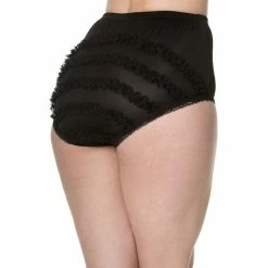 Dancing Days Panty - Frills Are Fun Black
