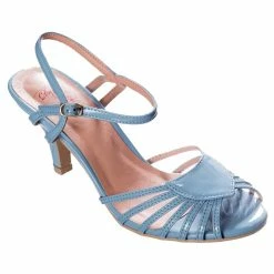 Dancing Days Strapped Heels - Amelia Baby Blue