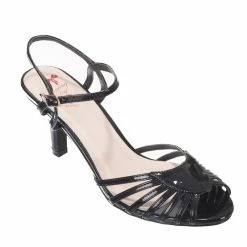 Dancing Days Strapped Heels - Amelia Black