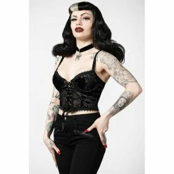 Killstar Basque - Be Veiled -Poizen Industries Sales killstar basque be veiled3