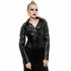 Killstar Biker Jacket - Black Magic -Poizen Industries Sales killstar biker jacket black magic