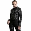 Killstar Biker Jacket - Freak Flag Ash Tartan 1 Killstar Biker Jacket - Freak Flag Ash Tartan -Poizen Industries Sales killstar biker jacket freak flag ash tartan