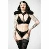 Killstar Bra - Pin Stuck Black -Poizen Industries Sales killstar bra pin stuck black