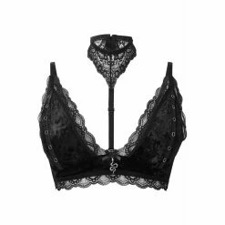 Killstar Bra - Pin Stuck Black -Poizen Industries Sales killstar bra pin stuck black5