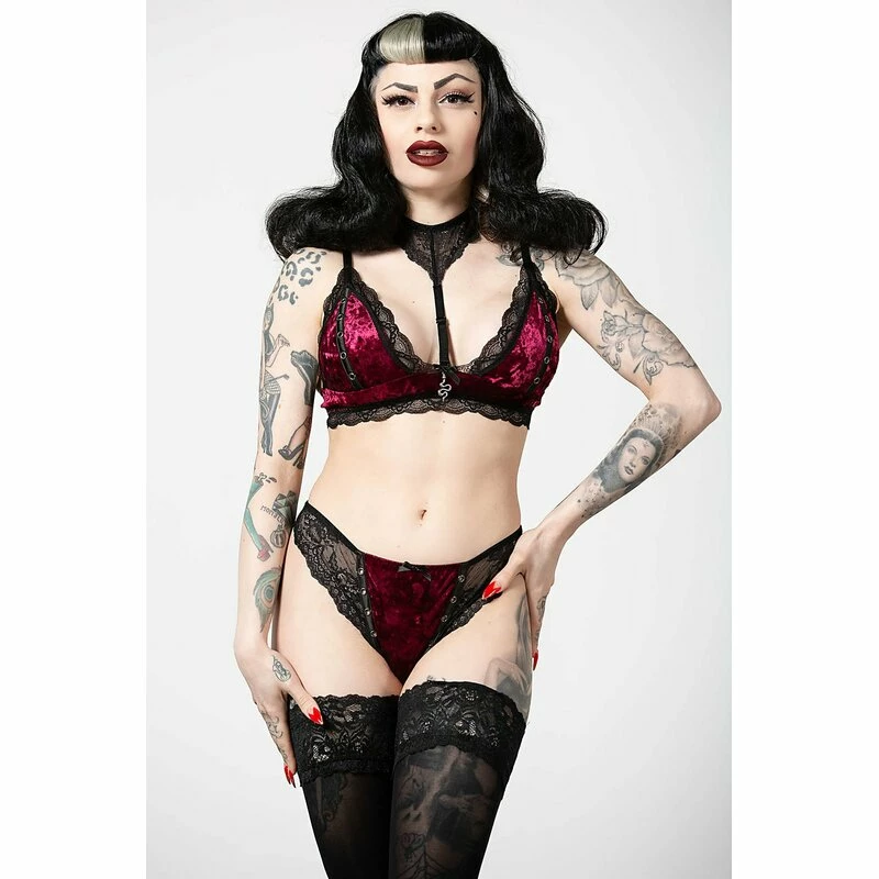 Killstar Bra - Pin Stuck Blood 3 Killstar Bra - Pin Stuck Blood