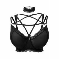 Killstar Bra - She Bites Black -Poizen Industries Sales killstar bra she bites black3