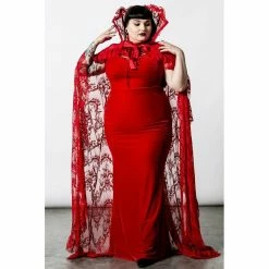 Killstar Cape - Vampyren Cape Scarlet -Poizen Industries Sales killstar cape vampyren cape scarlet4