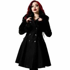 Poizen Industries Sales 22 Killstar Coat - Ember Lolita