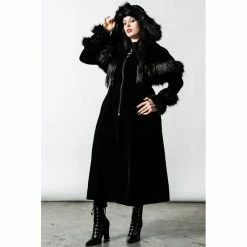 Killstar Coat - Ravens -Poizen Industries Sales killstar coat ravens2