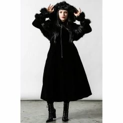 Killstar Coat - Ravens -Poizen Industries Sales killstar coat ravens4