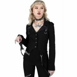 Killstar Jacket - Office Demon Black -Poizen Industries Sales killstar jacket office demon black2
