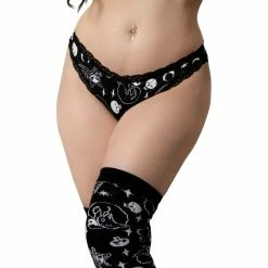 Killstar Panty - Purr Off Black