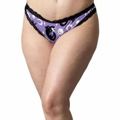 Killstar Panty - Purr Off Plum