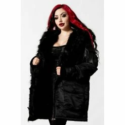 Killstar Parka Jacket - Highway To Hell -Poizen Industries Sales killstar parka jacket highway to hell4