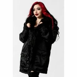 Killstar Parka Jacket - Highway To Hell -Poizen Industries Sales killstar parka jacket highway to hell5