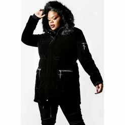 Killstar Parka Jacket - Stormy Daze 10 Killstar Parka Jacket - Stormy Daze -Poizen Industries Sales killstar parka jacket stormy daze4