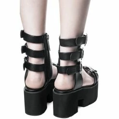 Killstar Platform Sandals - Sinstress -Poizen Industries Sales killstar platform sandals sinstress4