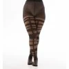 Pamela Mann Tights - Grid Strapping -Poizen Industries Sales pamela mann tights grid strapping