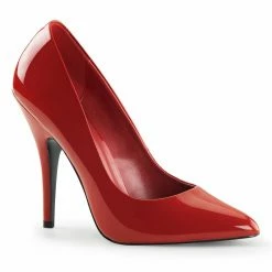 Pleaser Pumps - Seduce-420V Red