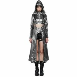 Punk Rave 2-in-1 Coat / Crop Jacket - Cyber Queen