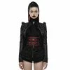 Punk Rave Bolero Jacket - Versailles Black