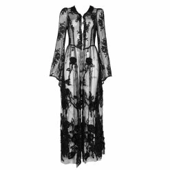 Punk Rave Cape - Black Roses -Poizen Industries Sales punk rave cape black roses4