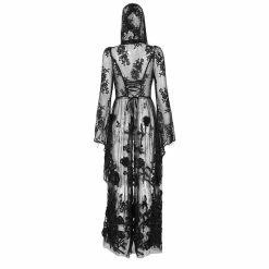 Punk Rave Cape - Black Roses -Poizen Industries Sales punk rave cape black roses5