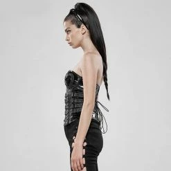 Punk Rave Corset - Shibari Doll -Poizen Industries Sales punk rave corset shibari doll2