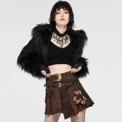 Punk Rave Faux Fur Jacket - The Dope Show