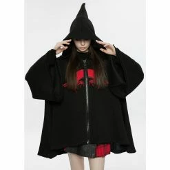 Punk Rave Jacket - Red Moon Poncho