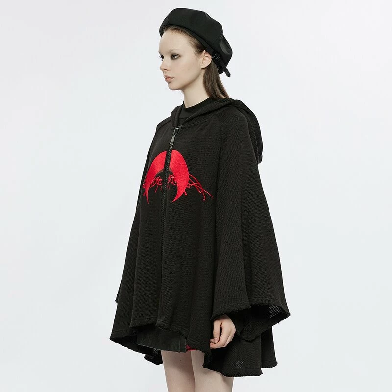 Punk Rave Jacket - Red Moon Poncho 6 Punk Rave Jacket - Red Moon Poncho - Image 4