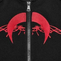 Punk Rave Jacket - Red Moon Poncho 13 Punk Rave Jacket - Red Moon Poncho -Poizen Industries Sales punk rave jacket red moon poncho6