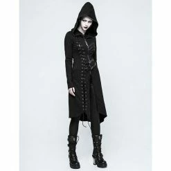 Punk Rave Ladies' Coat - Resident -Poizen Industries Sales punk rave ladies coat resident2