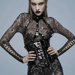 Punk Rave Unterbrust Korsett - Katana Corset
