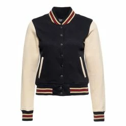 Queen Kerosin College Jacket - Blanko Coal