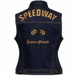 Queen Kerosin Denim Vest - Speedway