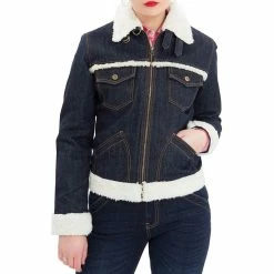 Queen Kerosin Denim Winter Jacket - Deep & Dry