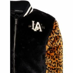 Queen Kerosin Faux-Fur College Jacket - L.A. 55 -Poizen Industries Sales queen kerosin faux fur college jacket la 553