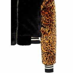 Queen Kerosin Faux-Fur College Jacket - L.A. 55 -Poizen Industries Sales queen kerosin faux fur college jacket la 554