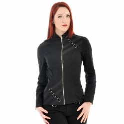 RE-AGENZ Ladies' Biker Jacket - Zirconium